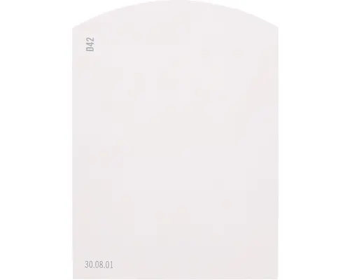 Farbmusterkarte D42 Off-White Farbwelt rot 9,5x7 cm