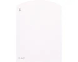 Farbmusterkarte D44 Off-White Farbwelt rot 9,5x7 cm