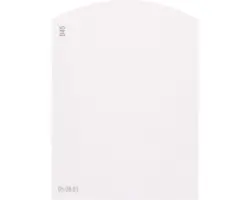 Farbmusterkarte D45 Off-White Farbwelt rot 9,5x7 cm