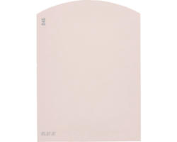 Farbmusterkarte D46 Off-White Farbwelt rot 9,5x7 cm