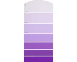 Farbmusterkarte E02 Farbwelt lila 21x10 cm