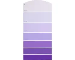 Farbmusterkarte E03 Farbwelt lila 21x10 cm