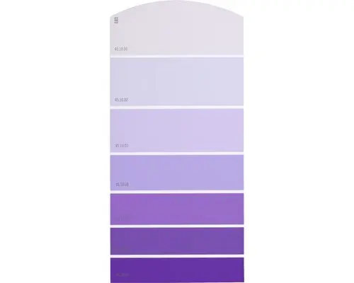 Farbmusterkarte E03 Farbwelt lila 21x10 cm