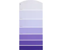 Farbmusterkarte E04 Farbwelt lila 21x10 cm