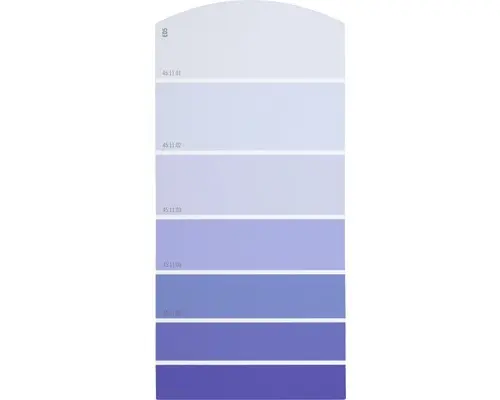 Farbmusterkarte E05 Farbwelt lila 21x10 cm