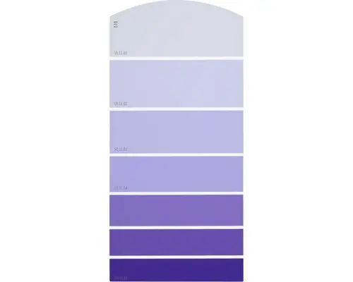 Farbmusterkarte E10 Farbwelt lila 21x10 cm