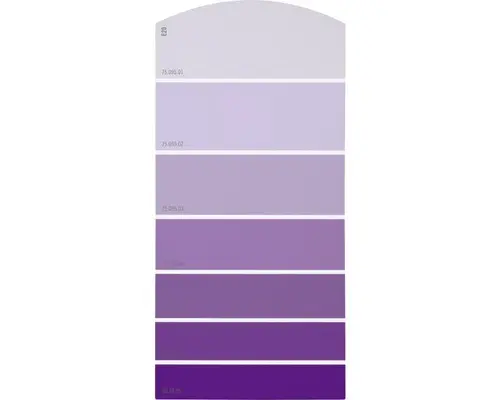 Farbmusterkarte E20 Farbwelt lila 21x10 cm