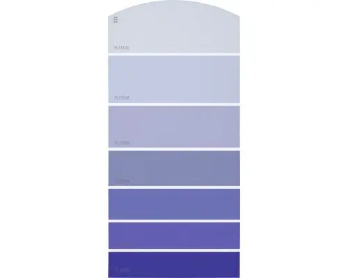 Farbmusterkarte E23 Farbwelt lila 21x10 cm