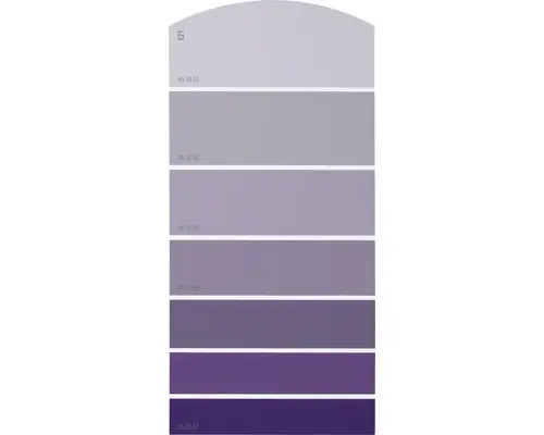 Farbmusterkarte E27 Farbwelt lila 21x10 cm