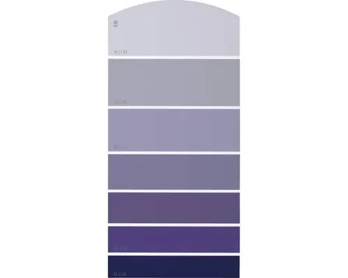 Farbmusterkarte E28 Farbwelt lila 21x10 cm