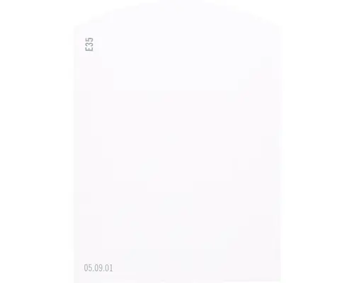 Farbmusterkarte E35 Off-White Farbwelt lila 9,5x7 cm