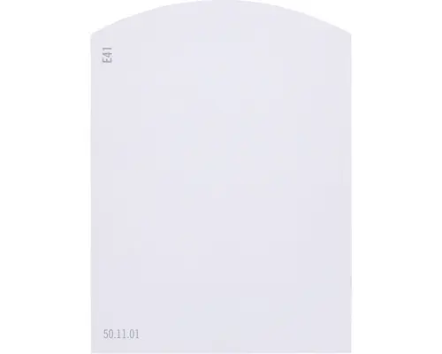Farbmusterkarte E41 Off-White Farbwelt lila 9,5x7 cm