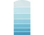 Hornbach Farbmusterkarte F11 Farbwelt blau 21x10 cm