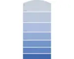 Hornbach Farbmusterkarte F13 Farbwelt blau 21x10 cm
