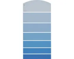 Farbmusterkarte F15 Farbwelt blau 21x10 cm