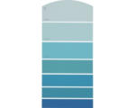 Hornbach Farbmusterkarte F18 Farbwelt blau 21x10 cm