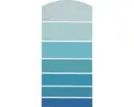 Hornbach Farbmusterkarte F18 Farbwelt blau 21x10 cm