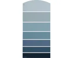 Farbmusterkarte F28 Farbwelt blau 21x10 cm