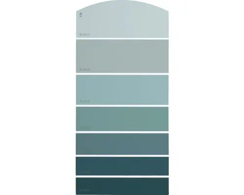 Farbmusterkarte F30 Farbwelt blau 21x10 cm