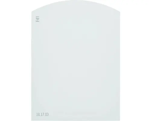 Farbmusterkarte F41 Off-White Farbwelt blau 9,5x7 cm