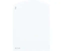 Farbmusterkarte F44 Off-White Farbwelt blau 9,5x7 cm