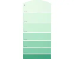 Farbmusterkarte G02 Farbwelt grün 21x10 cm