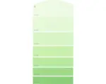 Hornbach Farbmusterkarte G03 Farbwelt grün 21x10 cm
