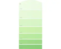 Farbmusterkarte G03 Farbwelt grün 21x10 cm