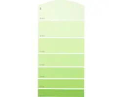 Farbmusterkarte G04 Farbwelt grün 21x10 cm