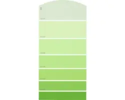 Farbmusterkarte G10 Farbwelt grün 21x10 cm