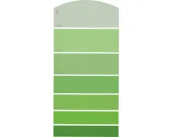 Farbmusterkarte G16 Farbwelt grün 21x10 cm