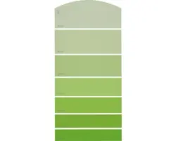 Farbmusterkarte G17 Farbwelt grün 21x10 cm