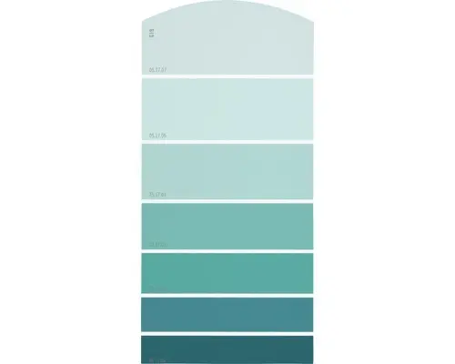 Farbmusterkarte G19 Farbwelt grün 21x10 cm