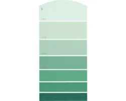 Farbmusterkarte G20 Farbwelt grün 21x10 cm