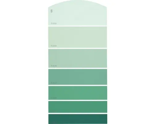 Farbmusterkarte G20 Farbwelt grün 21x10 cm