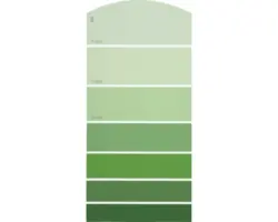 Farbmusterkarte G22 Farbwelt grün 21x10 cm