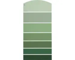 Farbmusterkarte G28 Farbwelt grün 21x10 cm