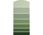 Hornbach Farbmusterkarte G29 Farbwelt grün 21x10 cm