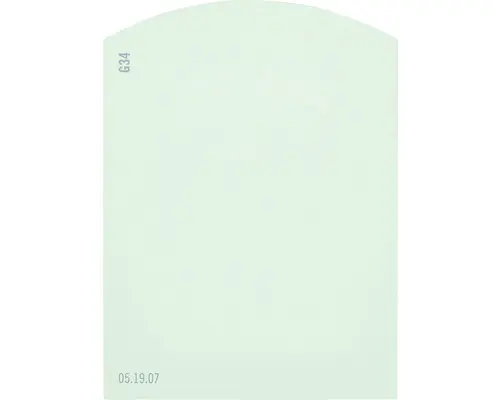 Farbmusterkarte G34 Off-White Farbwelt grün 9,5x7 cm