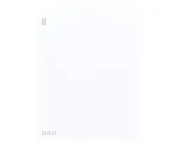 Farbmusterkarte G35 Off-White Farbwelt grün 9,5x7 cm