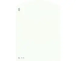 Farbmusterkarte G40 Off-White Farbwelt grün 9,5x7 cm