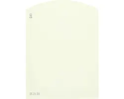 Farbmusterkarte G41 Off-White Farbwelt grün 9,5x7 cm
