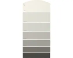 Farbmusterkarte H01 Farbwelt grau 21x10 cm