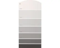 Farbmusterkarte H06 Farbwelt grau 21x10 cm