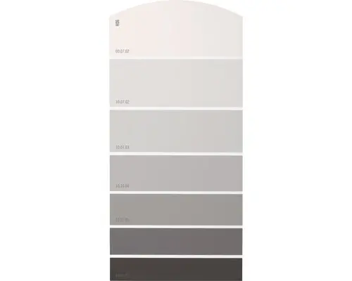 Farbmusterkarte H06 Farbwelt grau 21x10 cm