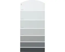 Farbmusterkarte H10 Farbwelt grau 21x10 cm