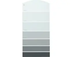 Farbmusterkarte H11 Farbwelt grau 21x10 cm