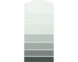 Farbmusterkarte H12 Farbwelt grau 21x10 cm