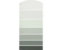 Farbmusterkarte H14 Farbwelt grau 21x10 cm