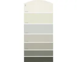 Farbmusterkarte H16 Farbwelt grau 21x10 cm